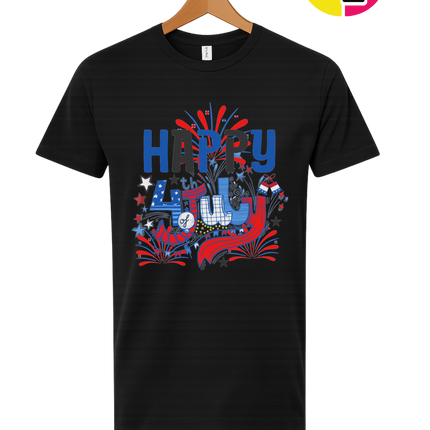 Happy 4th Fireworks Celebration Tee