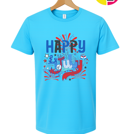 Happy 4th Fireworks Celebration Tee