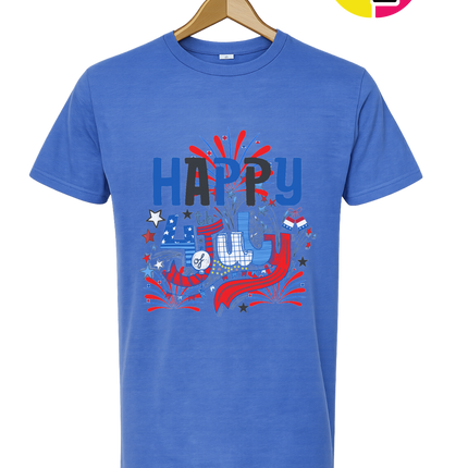 Happy 4th Fireworks Celebration Tee
