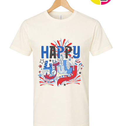 Happy 4th Fireworks Celebration Tee
