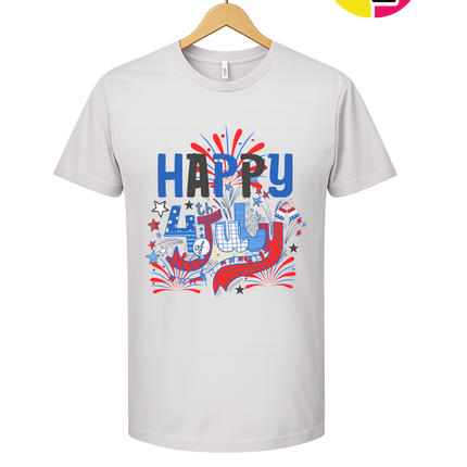 Happy 4th Fireworks Celebration Tee