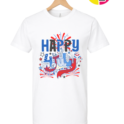 Happy 4th Fireworks Celebration Tee