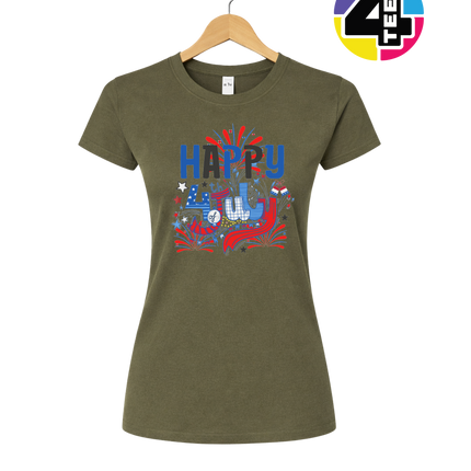 Happy 4th Fireworks Celebration Women's Tee