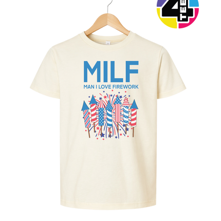 MILF Man I Love Fireworks Youth Tee