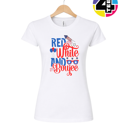 Red White and Boujee Women's Tee