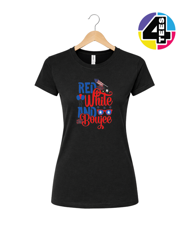 Red White and Boujee Women's Tee