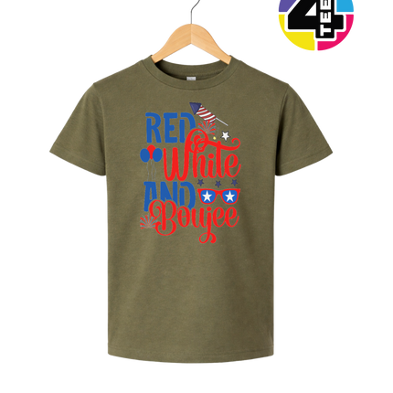 Red White and Boujee Youth Tee