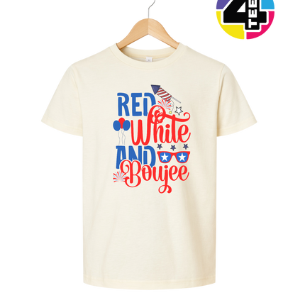 Red White and Boujee Youth Tee