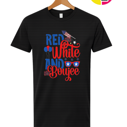 Red White and Boujee Tee