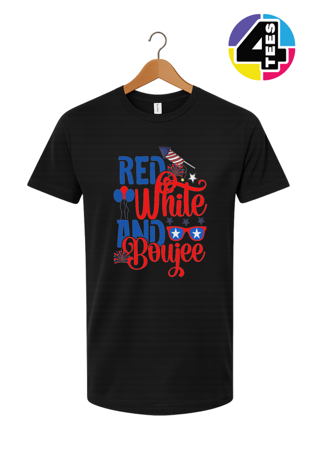 Red White and Boujee Tee