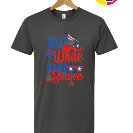 Red White and Boujee Tee