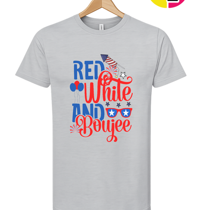 Red White and Boujee Tee