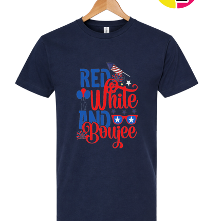Red White and Boujee Tee