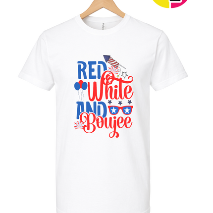 Red White and Boujee Tee
