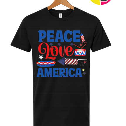 Peace Love America Tee