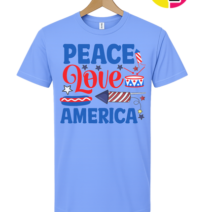 Peace Love America Tee
