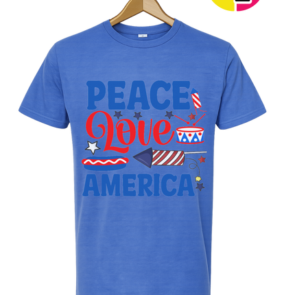 Peace Love America Tee