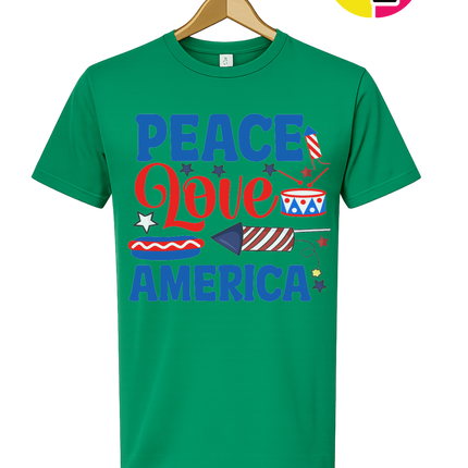 Peace Love America Tee