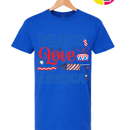 Peace Love America Tee