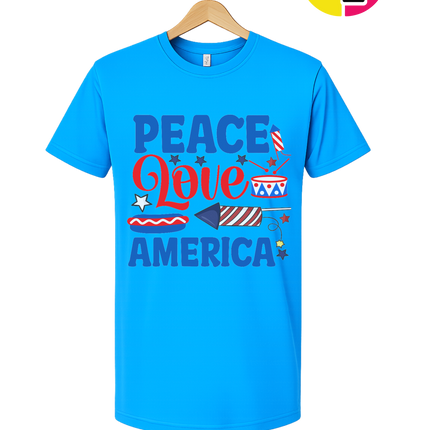 Peace Love America Tee