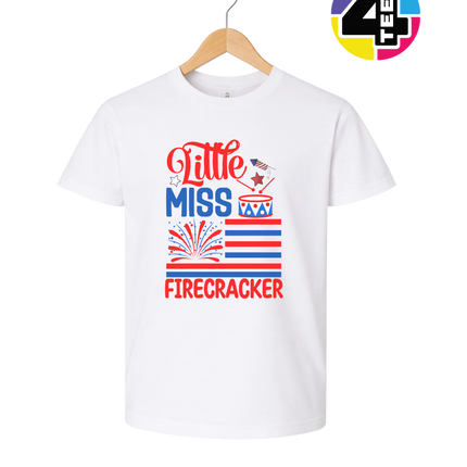 Little Miss Firecracker Youth Tee