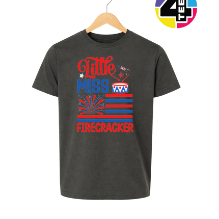 Little Miss Firecracker Youth Tee