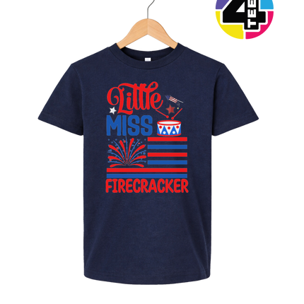 Little Miss Firecracker Youth Tee