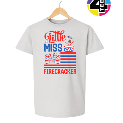 Little Miss Firecracker Youth Tee