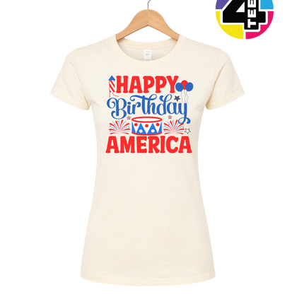 Happy Birthday America Women's Tee