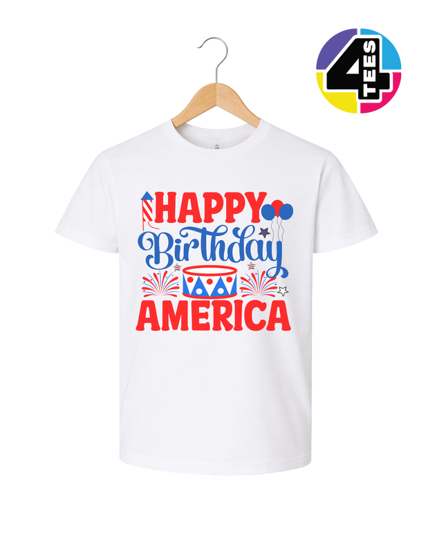 Happy Birthday America Youth Tee