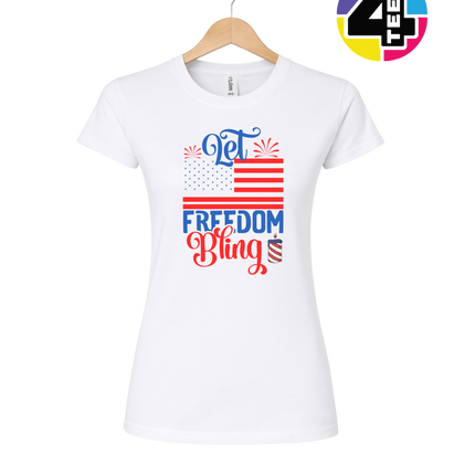 Let Freedom Bling Women's Tee