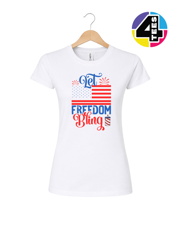 Let Freedom Bling Women's Tee