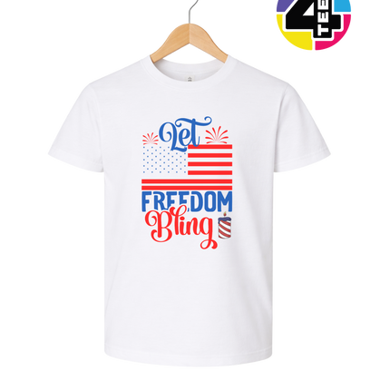 Let Freedom Bling Youth Tee