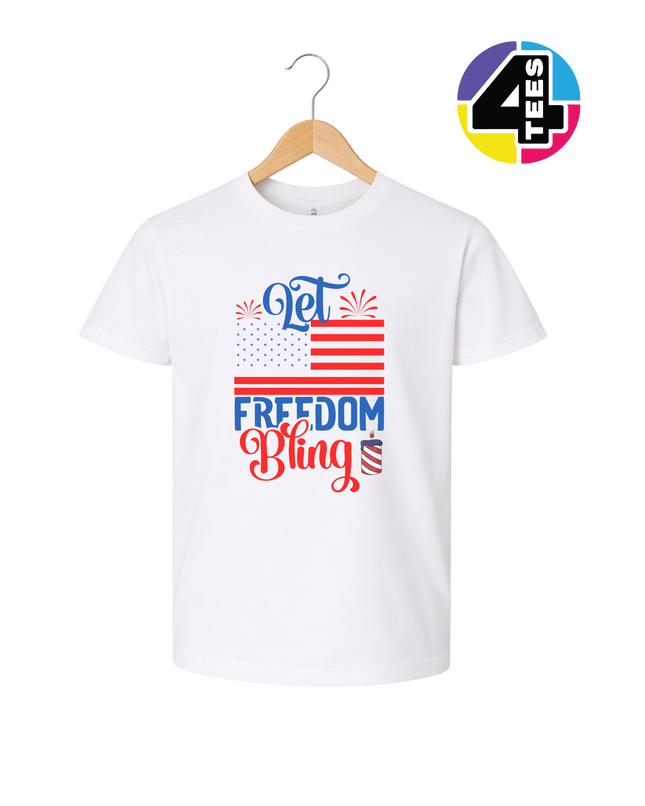 Let Freedom Bling Youth Tee