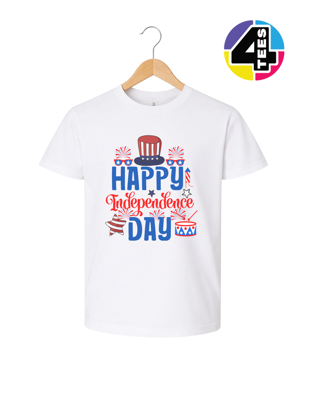 Happy Independence Day Celebration Youth Tee