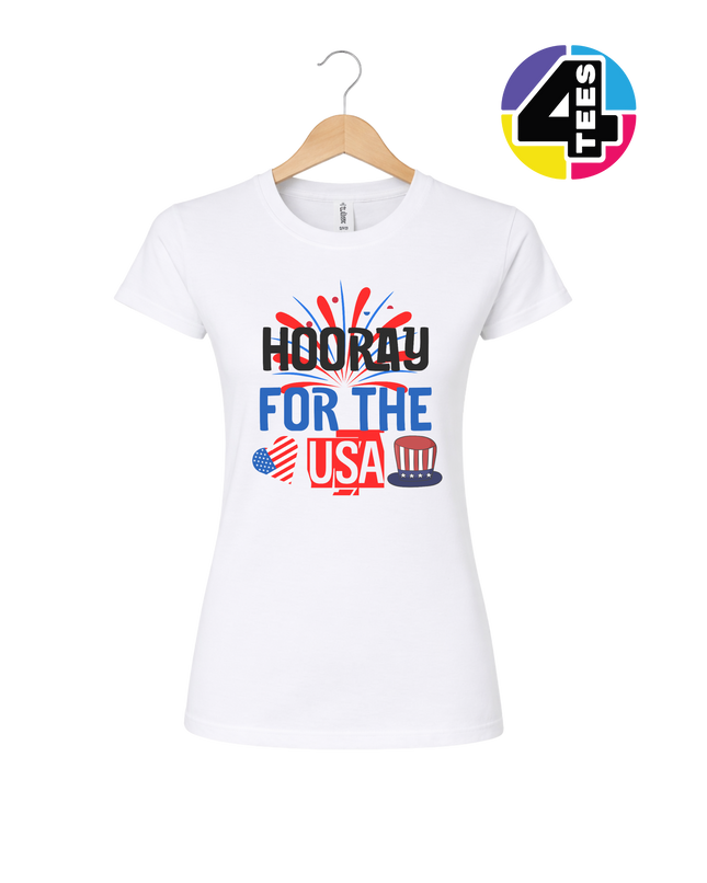Stars, Stripes & USA Pride Women's Tee