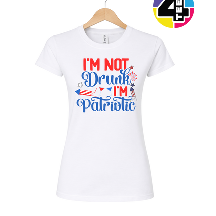 Patriotic Not Drunk Women's Tee