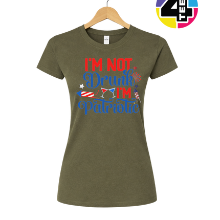 Patriotic Not Drunk Women's Tee