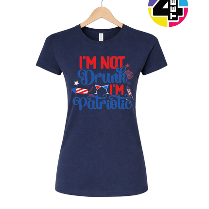 Patriotic Not Drunk Women's Tee
