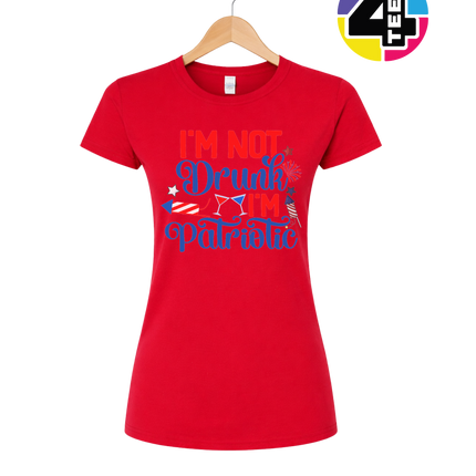 Patriotic Not Drunk Women's Tee