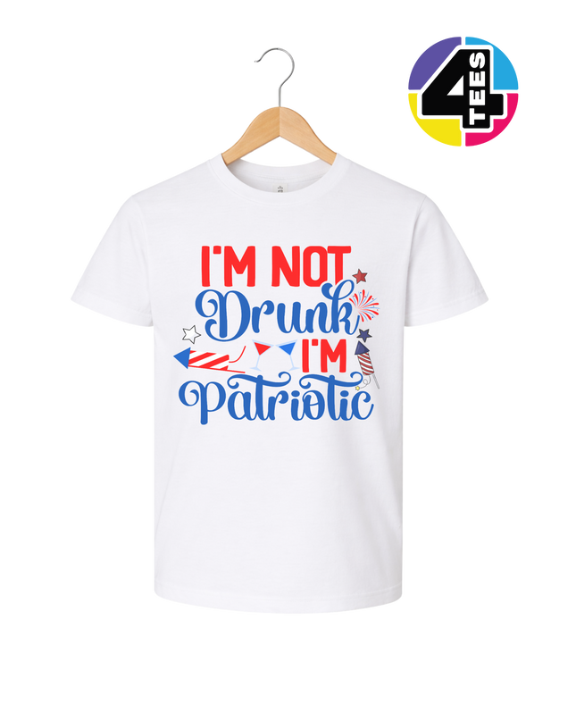 Patriotic Not Drunk Youth Tee