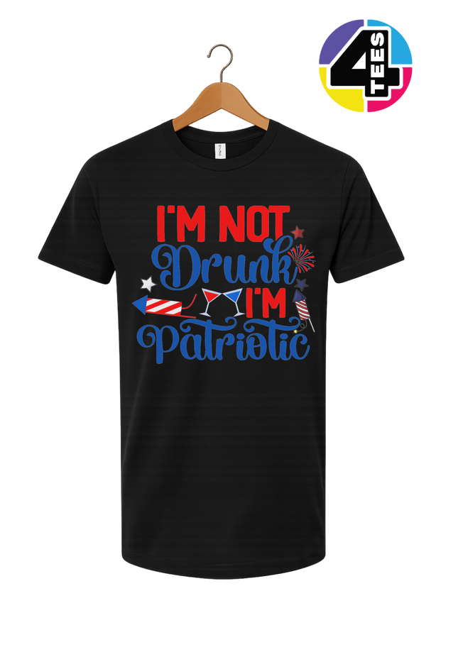 Patriotic Not Drunk Tee