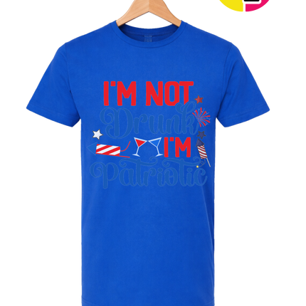 Patriotic Not Drunk Tee