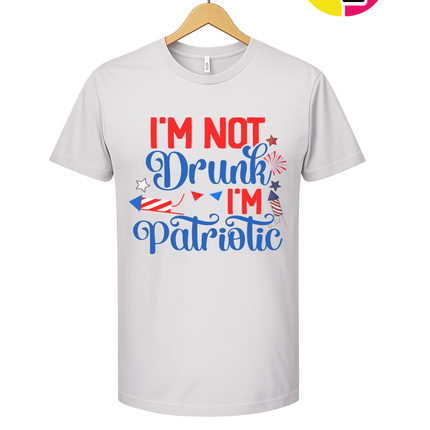 Patriotic Not Drunk Tee