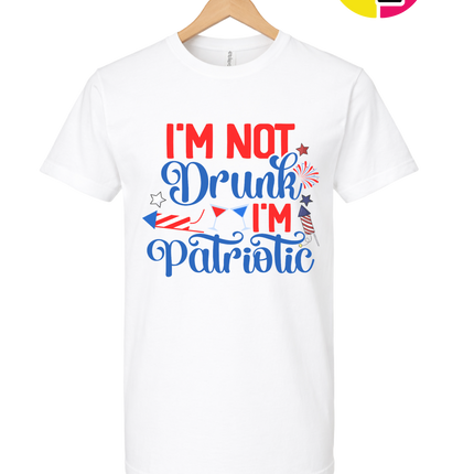 Patriotic Not Drunk Tee