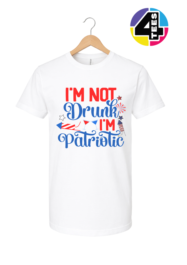 Patriotic Not Drunk Tee
