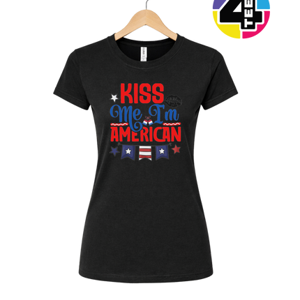 Kiss Me I’m American Women's Tee