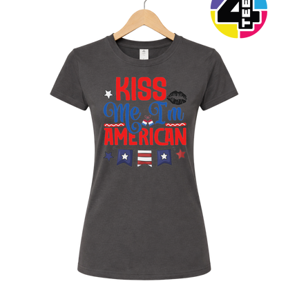 Kiss Me I’m American Women's Tee