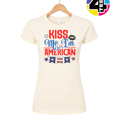 Kiss Me I’m American Women's Tee