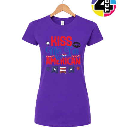 Kiss Me I’m American Women's Tee